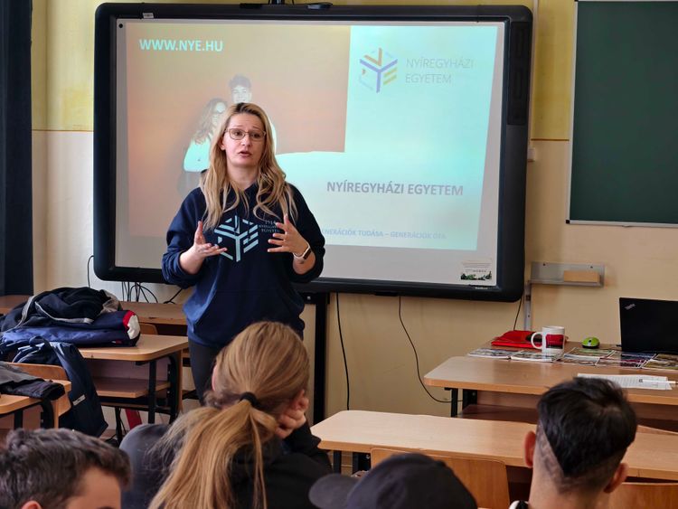Diákjaink részt vettek a Nyíregyházi Egyetem előadásán