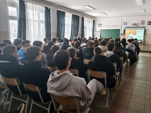 Pályaválasztási előadás a Nyíregyházi Egyetem által